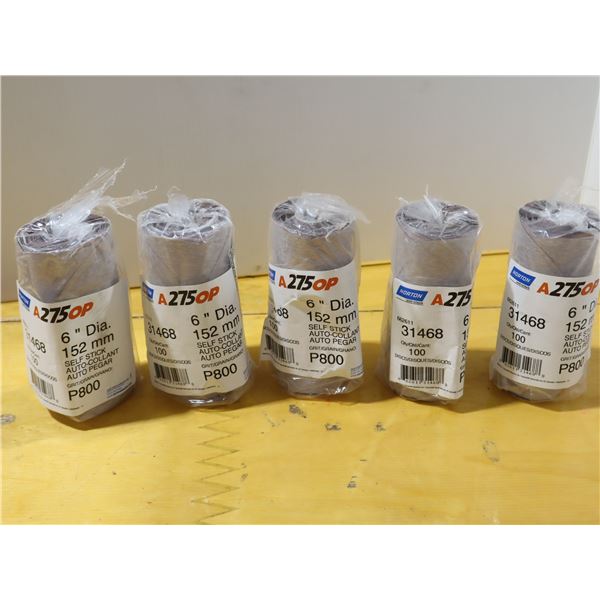 ROULEAUX DE 100mcx DISQUE À SABLÉ 6" GRIT:800