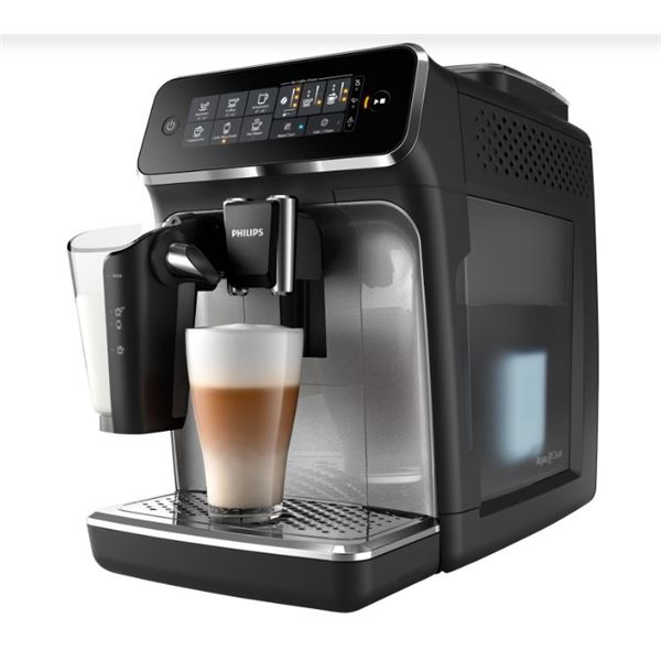 PHILLIPS 3200 AUTOMATIC ESPRESSO MACHINE W/ LATTEGO MILK FROTHER - TESTED WORKING, RETAIL $979