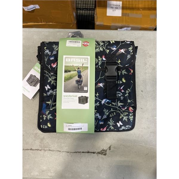 NEW BASIL WANDERLUST DESIGN DOUBLE SADDLE BAG RETAIL $99.99