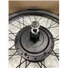 Image 2 : 2NEW 16INCH REAR ELECTRIC BIKE WHEEL WITH MOTOR, DAMAGED CABLE CONNECTOR, TORN