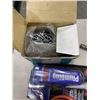Image 4 : 2 TOTES OF ASSORTED TOOLS, SHOP SUPPLY AND ELECTRICAL
