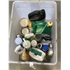 Image 1 : TOTE OF ASSORTED SHOP FLUIDS