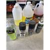 Image 2 : TOTE OF ASSORTED SHOP FLUIDS