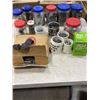 Image 1 : BOX OF ASSORTED SHOP HARDWARE , NUTS BOLTS AND SCREWS