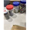 Image 2 : BOX OF ASSORTED SHOP HARDWARE , NUTS BOLTS AND SCREWS