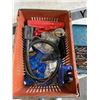 Image 4 : LARGE DRILL BITS, EXTENSION CORD, ASSORTED SHOP HARDWARE