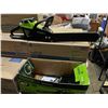 Image 1 : GREENWORKS 60V ELECTRIC CHAINSAW WITH BATTERY AND CHARGER