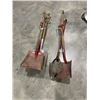 Image 1 : BUNDLE OF SHOVELS, AND POST HOLE DIGGER