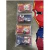 Image 5 : 6 NEW 'LAMINE YAMAL'  #19 BARCELONA  SOCCER UNIFORMS, INCLUDES JERSEY, SHORTS AND SOCKS,  2 SIZE 20,