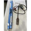 Image 1 : TIGER TORCH AND PAIR OF METAL SAWHORSE STANDS