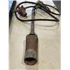 Image 2 : TIGER TORCH AND PAIR OF METAL SAWHORSE STANDS