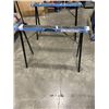 Image 3 : TIGER TORCH AND PAIR OF METAL SAWHORSE STANDS