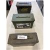 Image 1 : 3 METAL AMMO BOXES
