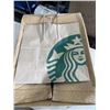 Image 2 : CASE OF NEW STARBUCKS BROWN PAPER BAGS