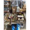 Image 1 : ASSORTED SHOP ITEMS AND POWER TOOLS, TENNIS RACQUETS