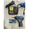 Image 2 : MAKITA 12V DRILL AND FLASHLIUGHT, NO BATTEWRIES, DEWALT CHARGER ETC