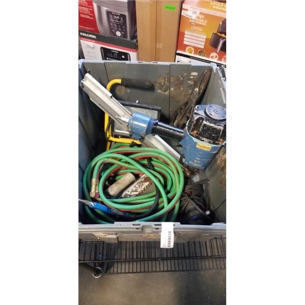 BYNFORD STRIP NAILERS, WELDING HOSE, AIR NOZZLE ETC