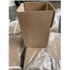 Image 1 : 100 NEW 4X4X4 BOXES, 4 BUNDLES OF 25