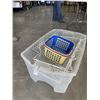 Image 1 : SLATWALL WIRE BASKETS, BASKETS ETC