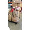 Image 1 : PALLET OF ASSORTED FABRICS, MESH, FOR EVENTS AND PARTIES