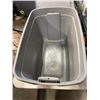 Image 2 : LARGE STORAGE TOTE AND GREY 72L TOTE WITH LID