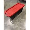 Image 1 : HUSKY 45 GALLON LATCH AND STACK TOTE WITH WHEELS