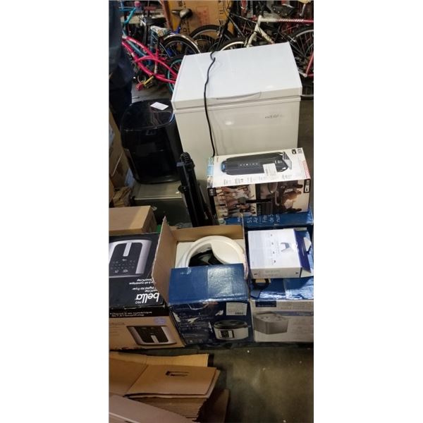 PALLET OF DEFECTIVE STORE RETURNS