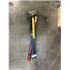 Image 1 : 2 SLEDGE HAMMERS AND PICK AXE