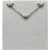Image 2 : STERLING SILVER CZ EARRINGS AND PENDANT SET, RETAIL $200.00.