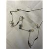 Image 2 : VINTAGE SILVER WITH CAMEO CHARMS AND PEARLS NECKLACE