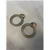 Image 2 : PAIR OF HUGE 925 STERLING SILVER HOOP EARRINGS