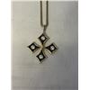 Image 2 : VINTAGE PENDANT W/ CHAIN MARKED 1/20 12K GF  NECKLACE