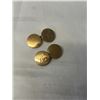 Image 1 : PAIR OF VINTAGE GOLD CUFFLINKS MARKED KREMENTZ USA