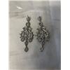 Image 2 : PAIR OF VINTAGE RHINESTONES EARRINGS