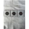 Image 1 : 3 CANADIAN KING GEORGE V LARGE CENTS 1919, 1917, 1918