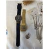 Image 2 : ASSORTED ESTATE JEWELLERY AND WATCHES, COACH LOCKET NECKLACE, DW WATCH, VINTAGE CASIO DIGITAL WATCH 