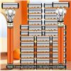 Image 1 : NEW 2-HANDLE RAZOR SAVING SET WITH 36 REPLACEMENT BLADES AND 2 HANDLES