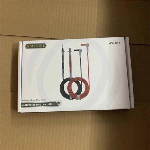 NEW 24 PIECE MULTIMETER TEST LEADS KIT