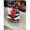 Image 1 : ASSORTED HARLEY DAVIDSON AND MOTORCYCLE RERLATED FLAGS AND BANDANA'S, AND FLAG OF CANADA, B.C, AND C