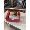 Image 1 : ANTIQUE DESK LAMP AND VINTAGE AMERICAN HOME AND LIVING MAGAZINES, PEALR AND STONE NECLASES ETC