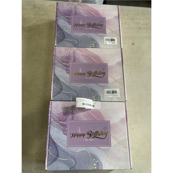 3 NEW HAPPY BIRTHDAY GIFT SETS, FOR HER