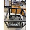 Image 3 : 2 BRAND NEW PATIO FLARE SQUARE BLACK GARDEN / PATIO BURNERS, WITH LED LIGHTING, RETAIL $69 EACH