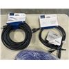 Image 2 : ASSORTED LENGTHS OF CAT 6 CABLES AND POWER CABLES