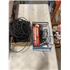 Image 1 : ASSORTED VINTAGE MICROPHONES AND CABLES, AND WOOD BOX
