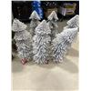 Image 3 : DECORATIVE WHITE AND GREEN TREES