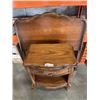 Image 1 : FRENCH PROVINCIAL SINGLE SIZE BEDFRAME AND MATCHING NIGHT STAND
