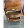 Image 2 : FRENCH PROVINCIAL SINGLE SIZE BEDFRAME AND MATCHING NIGHT STAND
