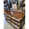 Image 2 : FRENCH PROVINCIAL DRESSER WITH MIRROR