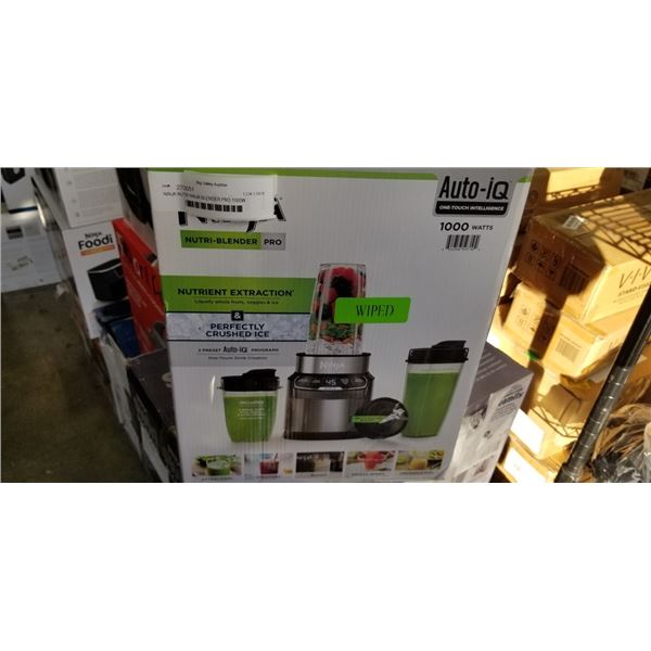 NINJA NUTRI NINJA BLENDER PRO 1000W PERSONAL BLENDER WITH AUTO-IQ - TESTED WORKING, RETAIL $159