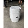 Image 1 : WHITE PORCELAIN PLANT PEDESTAL